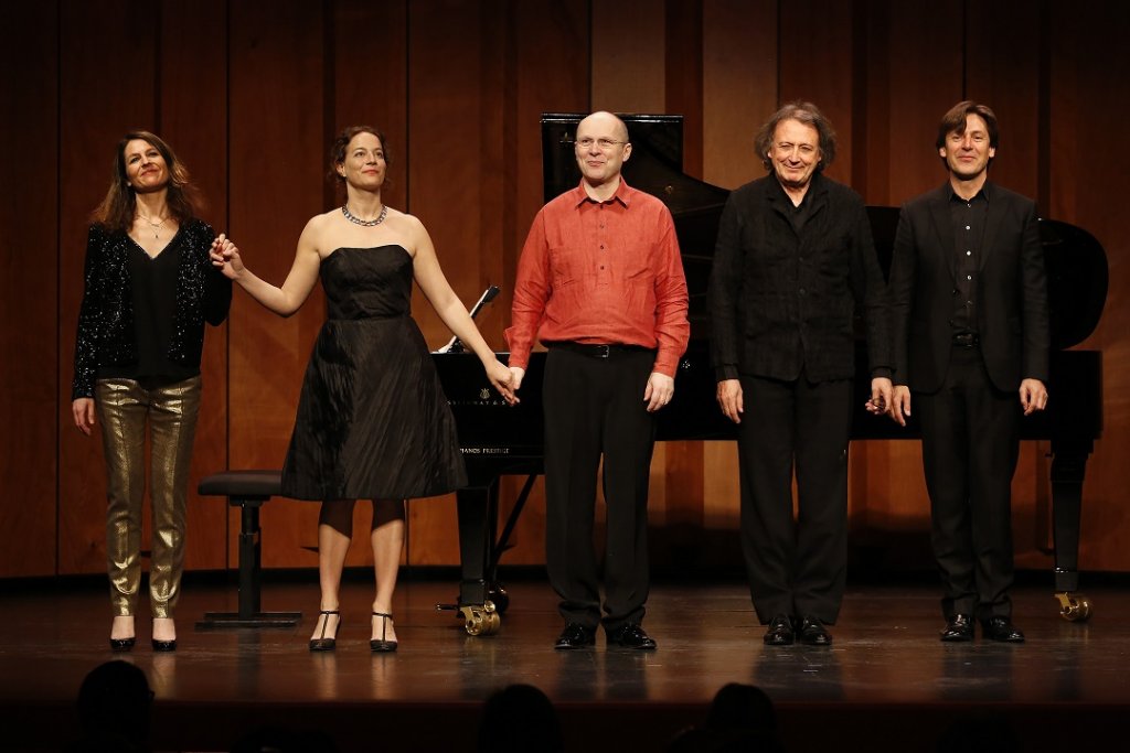 Les interprètes du concert Dusapin (Photo Caroline Doutre)