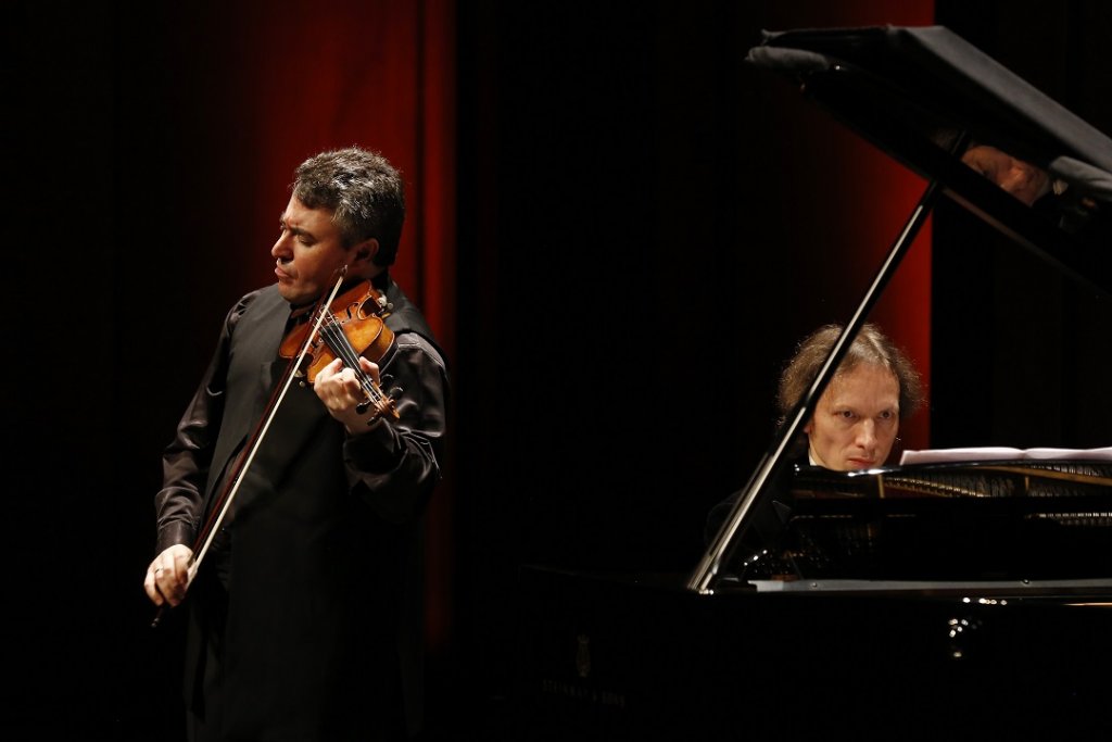 Maxim Vengerov et Roustem Saïtkoulov au Grand Théâtre de Provence (Photo Caroline Doutre)