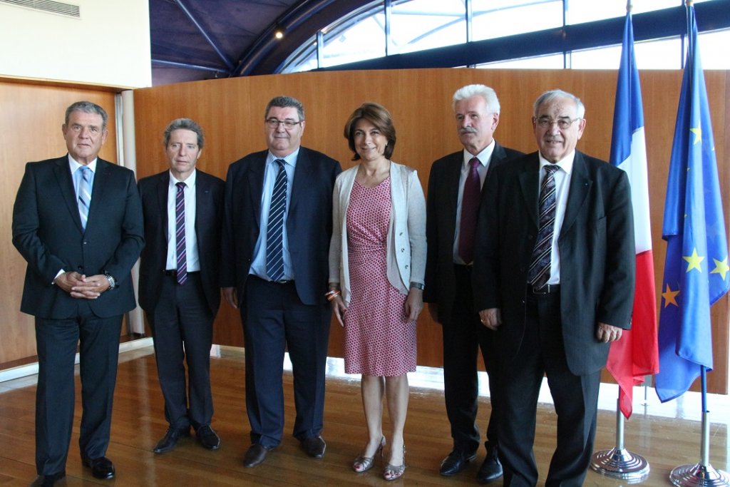 Martine vassal a reçu à l'Hôtel du département ses homologues des département de la région Provence-Alpes-Côte D'azur (Photo Philippe Maillé)