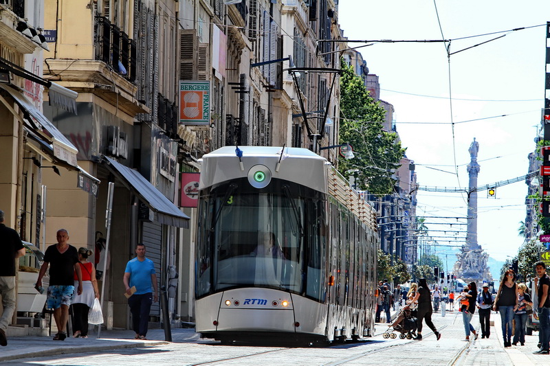 Le tramway a effectué son voyage inaugural avec succès (Photo Robert Poulain)