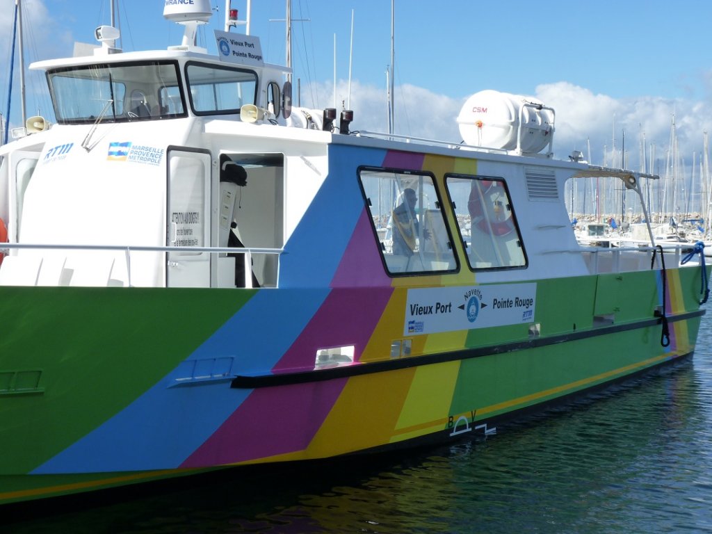 Navette maritime Vieux-Port-Pointe Rouge (Photo Patricia Maillé-Caire)