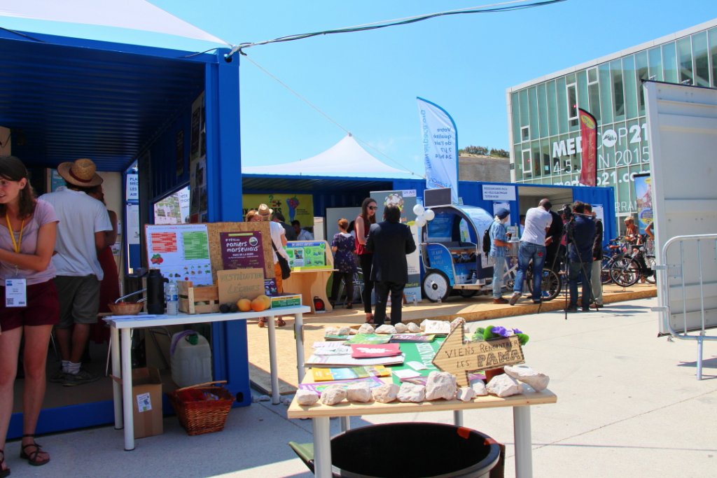 Le village des innovations (Photo Philippe Maillé)