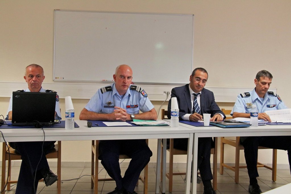 Présentation par le groupement de gendarmerie départementale des Bouches-du-Rhône et le Préfet de Police, Laurent Nunez du dispositif de solidarité citoyenneté (Photo Philippe Maillé)