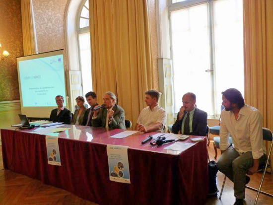 Présentation de la plateforme numérique air-marseille.eu (Photo P.M-C.)