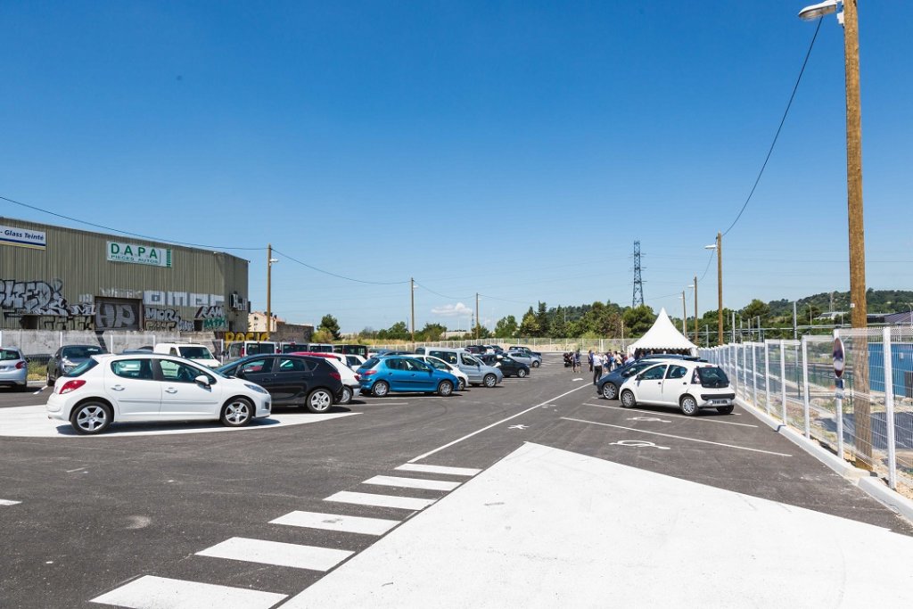 Un parking de 100 places inauguré à la halte ferroviare de la Barrasse (Photo David Girard)