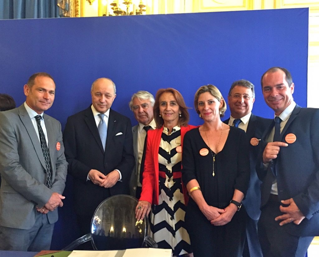 Les signataires du "Contrat destination Provence" (Photo D.R.)