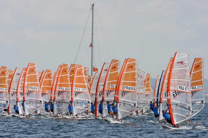 le Championnat de France Espoirs Glisse qui a démarré ce 15 août (Photo Voile Martigues)