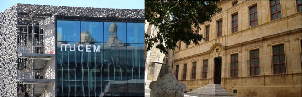 Partenariat sur la billetterie entre le Mucem à Marseille et le musée Granet à Aix (Photos Philippe Maillé et D.R.))