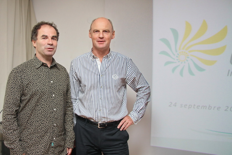 Jean Riondel et Hubert Sabourin ont présenté l'énergie de demain (Photo Robert Poulain)