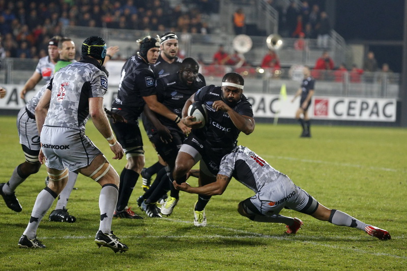 Le LOU n’a fait qu’une bouchée de Provence Rugby (Photo Robert Poulain)