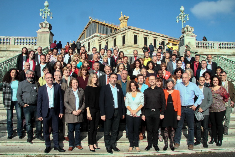 Les 135 candidats de la Région Coopérative - Gare St Charles (Photo Robert Poulain)