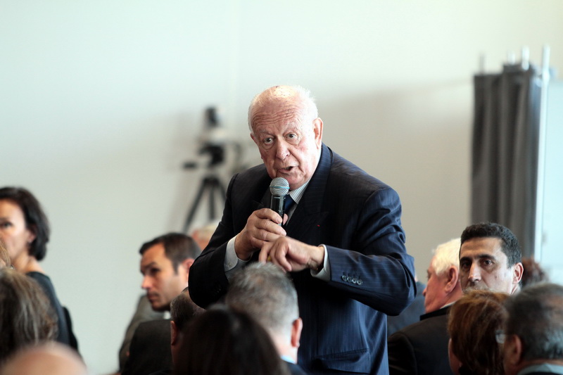 Jean-Claude Gaudin, premier Président de la métropole Aix-Marseille-Provence (Photo Robert Poulain)