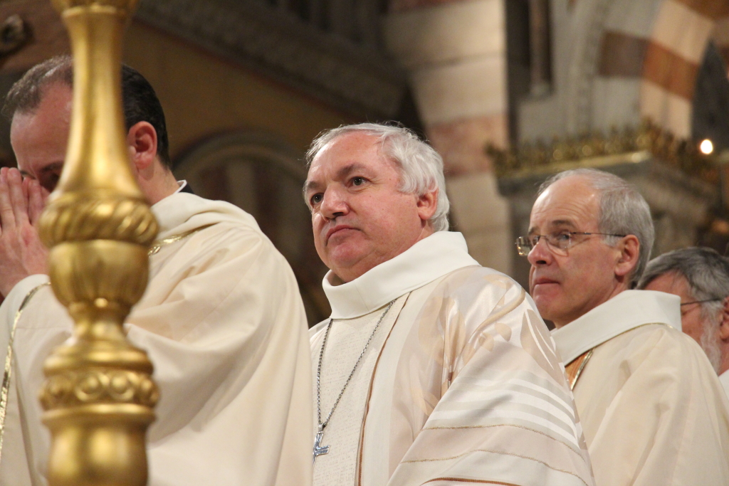 Mgr Aveline, évêque auxiliaire de Marseille (Photo Philippe Maillé)