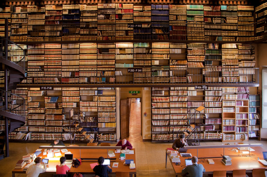 Bibliothèque de l'Ecole française de Rome (Photo EFR)