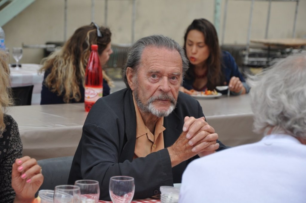 Jean Joubert, festival de poésie de Sète Voix vives de Méditerranée, juillet 2015 (© Murielle Szac-Ed.B.Doucey)