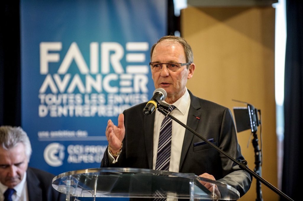 Maurice Brun, le président de la CCIR Paca (Photo François Moura)