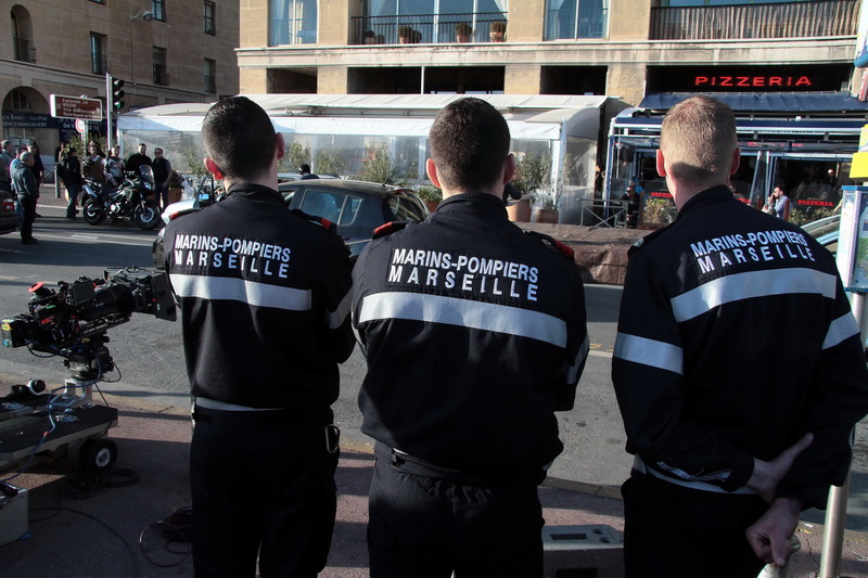 Le bataillon de marins-pompiers de Marseille (BMPM) veille (Photo Robert Poulain)