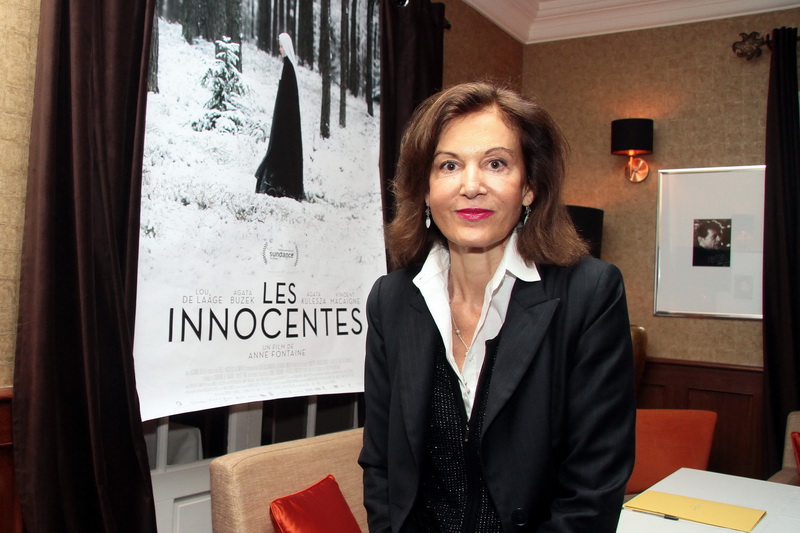 La réalisatrice, Anne Fontaine a présenté son dernier opus "Les Innocentes" en avant-première au Renoir d’Aix (Photo Robert Poulain)