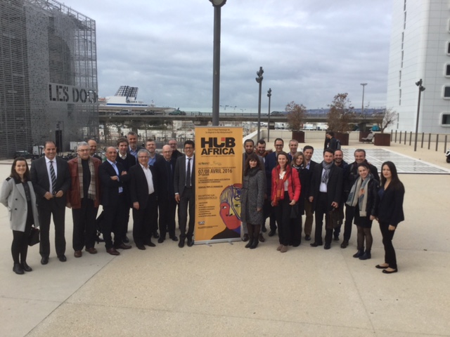 L'ensemble des participants à la présentation de Hub Africa 2016 (Photo D.X.)