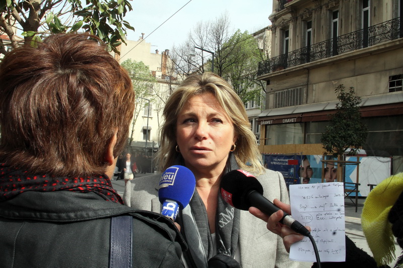 Caroline Pozmentier adjointe au maire de Marseille en charge de la sécurité à Marseille (Photo Robert Poulain)