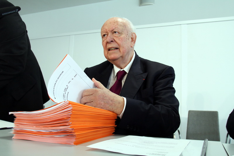 Jean-Claude Gaudin, président de la Métropole Aix-Marseille-Provence a installé ce 9 mai les 12 Commissions d’Études et de Travail (Photo Robert Poulain)