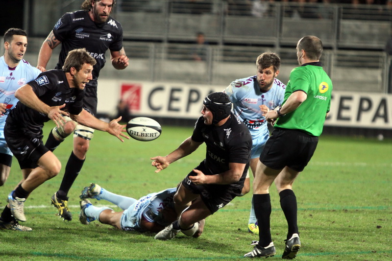 Le 16 avril au stade Maurice David à Aix-en-Provence, victoire de Provence Rugby 29 à 6 devant Bourgoin (Photo Robert Poulain)