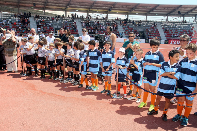 Le stade Delort lors de son inauguration en juin 2015 (Photo robert Poulain)