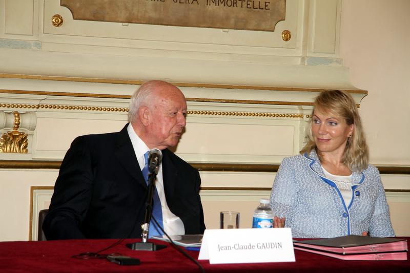 Jean-Claude Gaudin et Margarita Louis-Dreyfus (Photo archive Robert Poulain)