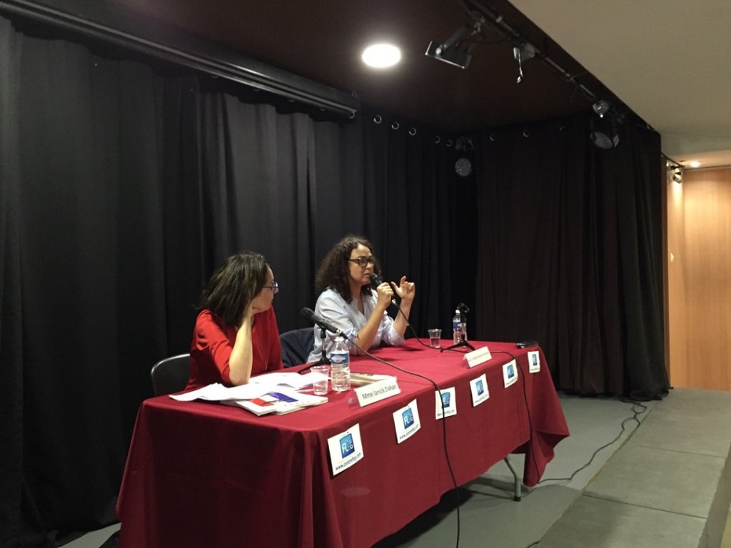 La rabbine Delphine Horvilleur était ce mardi soir au centre Fleg de Marseille pour la présentation de son ouvrage "Comment les rabbins font les enfants ? Sexe, transmission et identité dans le judaïsme" paru aux éditions Grasset (Photo G.G.)