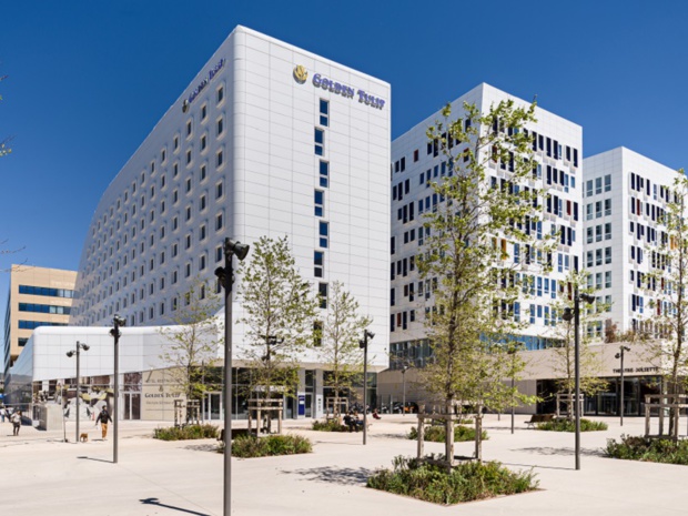 Le Golden Tulip Marseille Euromed a ouvert ses portes le 18 avril 2016. L'ouverture officielle est prévue en ce mois de mai (Photo : Golden Tulip Marseille Euromed)