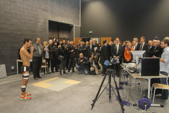 Technosport: Un gymnase composé d’un plateau de recherche de pointe à disposition des chercheurs pour l’analyse du mouvement humain et des performances (Photo Robert Poulain)