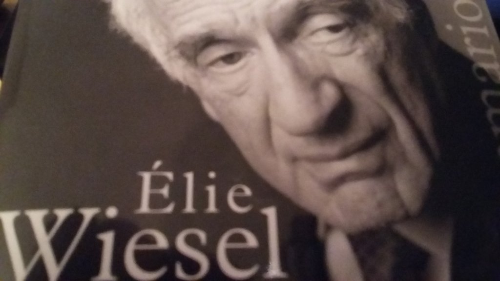 Elie Wiesel (Photo extraite de son ouvrage "Coeur Ouvert"