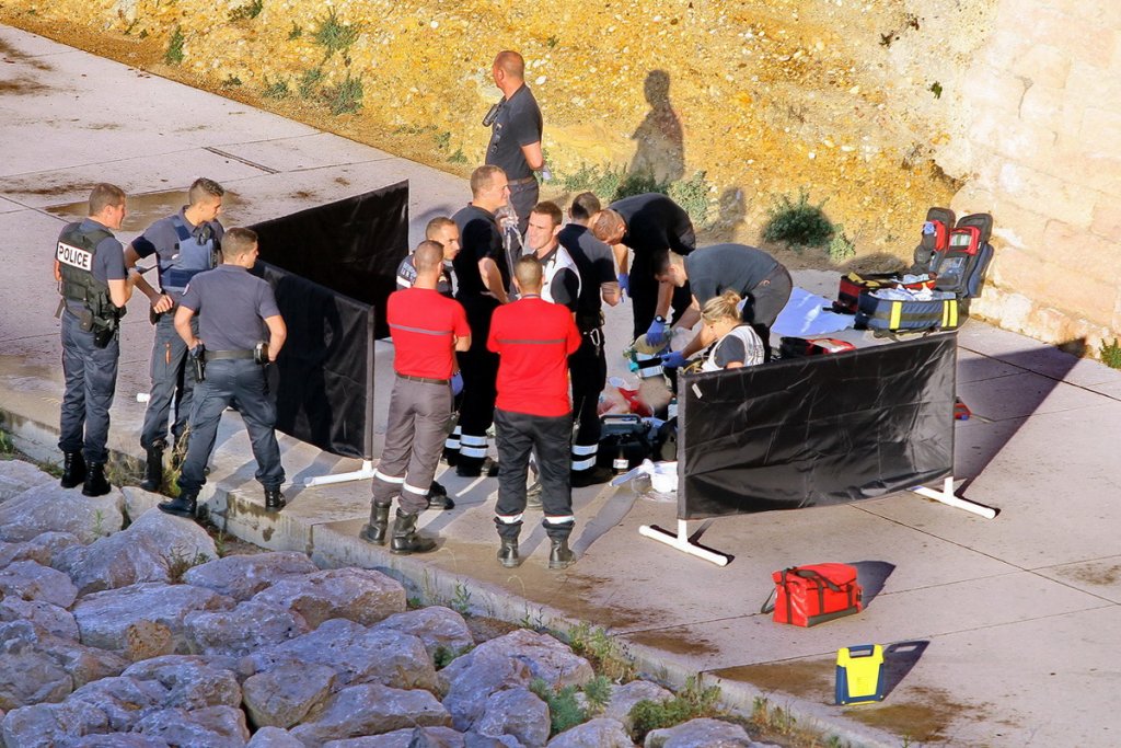 Par respect pour la victime et sa famille le visage a été flouté (Photo Robert Poulain)