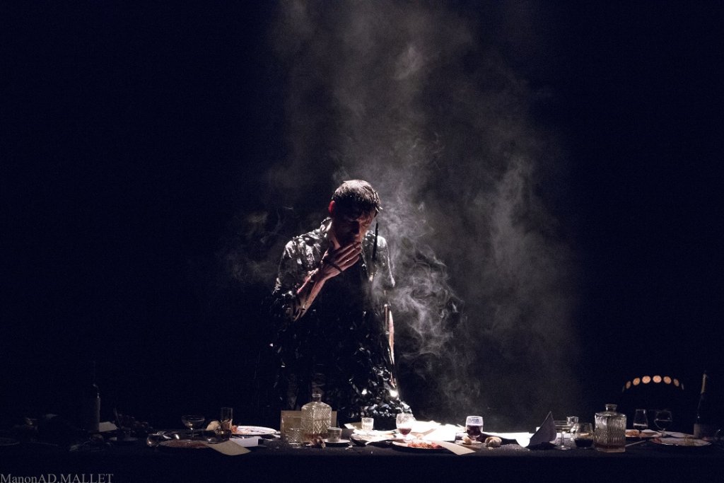 Pierre-François Garel dans "la Dernière idole " (Photo Manon AD. Mallet)