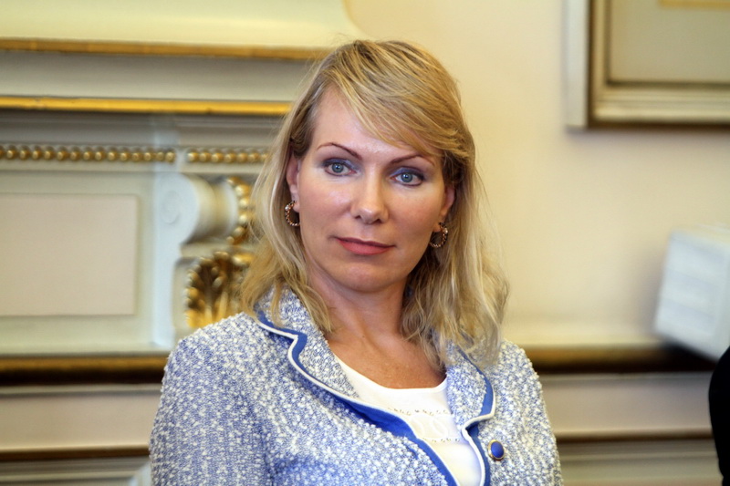 Margarita Louis-Dreyfus actionnaire principale de l'OM (Photo Robert Poulain)