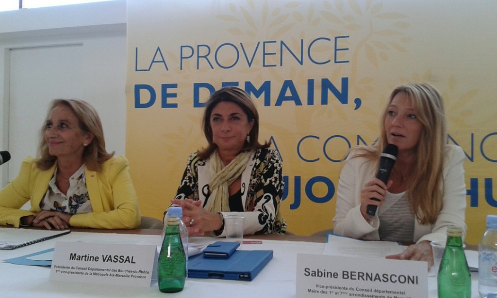 Martine Vassal entourée de Danielle Milon et Sabine Bernasconi a décidé d’élargir son offre culturelle et de développer une politique touristique interne au département sur l’ensemble de l’année (Photo al)