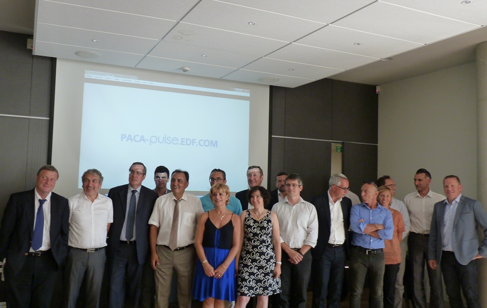 De nombreux membres du jury de EDF Pulse Paca étaient présents pour le lancement de l'édition 2016, la première en région (Photo M.C.)