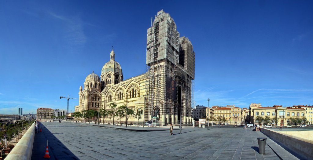 La magnifique esplanade de la Major devient l'esplanade Jean-Paul II (Photo Robert Poulain)