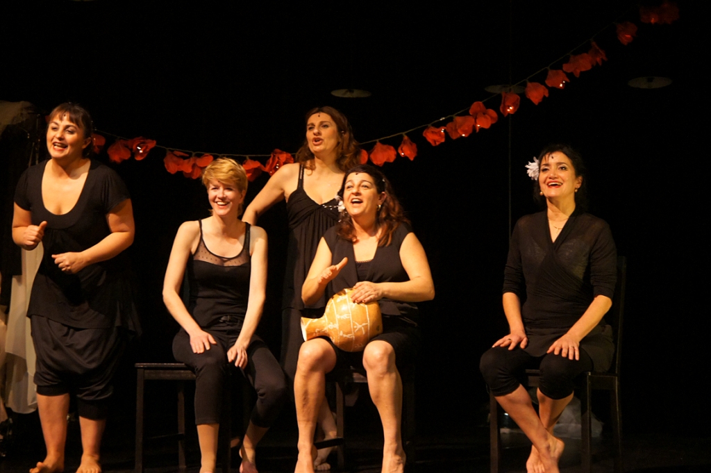 Le groupe Évasion au Petit Duc d'Aix-en-Provence chante Anne Sylvestre (Photo G. Maurin)