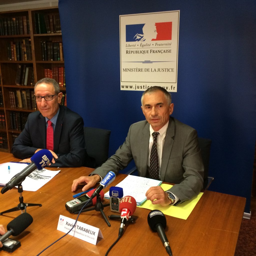 Xavier Tarabeux, Procureur de la République et Eric Arella, Directeur Interrégional de la Police Judiciaire (Mireille Bianciotto)