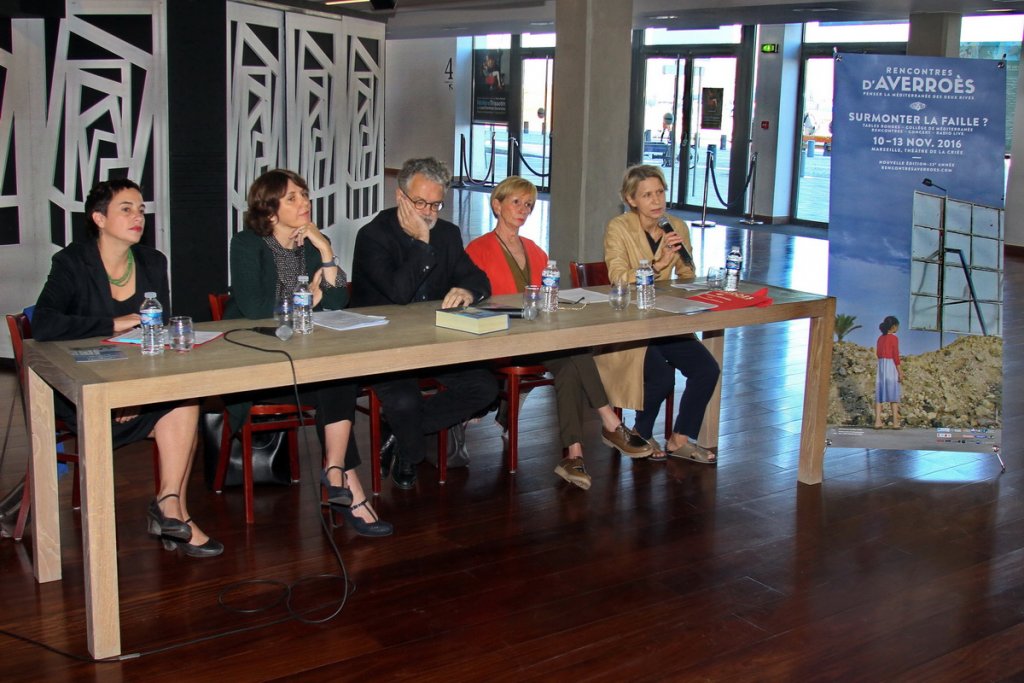 Nadia Champesme, Fabienne Pavia, Thierry Fabre, Anne-Marie d'Estienne d'Orves, Macha Makeïeff (Photo Robert Poulain)