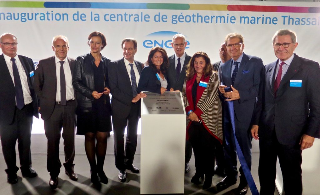 La première centrale française de géothermie marine Thassalia de Engie inaugurée en présence de nombreuses personnalités (Photo D.D.)