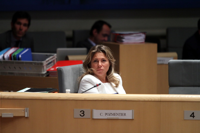 Caroline Pozmentier-Sportich vice-présidente de la région Paca en charge de la sécurité (Photo Robert Poulain)