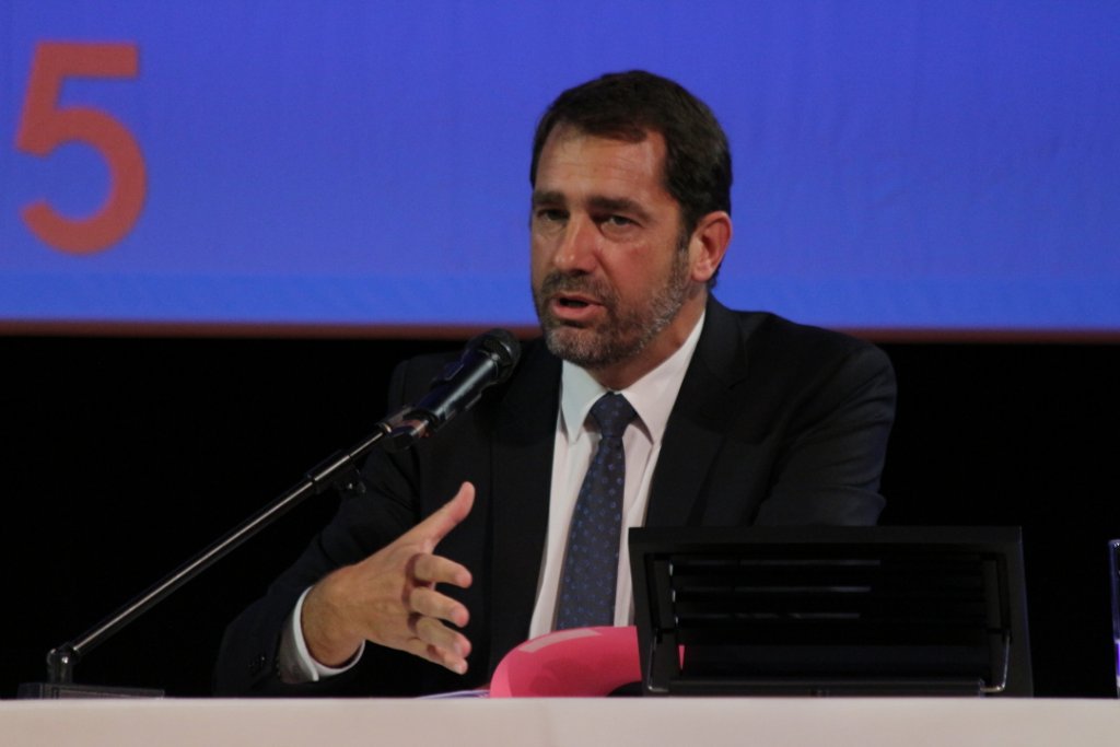 Le député socialiste et tête de liste aux régionales de 2015 Christophe Castaner, président du groupe Union de la gauche de la conférence régionale (Photo Philippe Maillé)