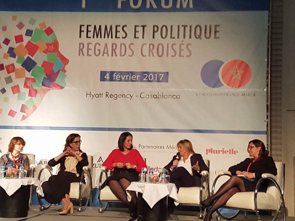 Caroline Pozmentier-Sportich a insisté sur l’importance de l’éducation lors du 1e Forum "Femmes et Politique, regards croisés"