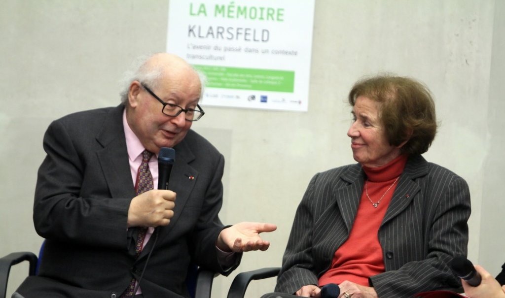 Beate et Serge Klarsfeld "les guérilleros de la mémoire" (Photo Robert Poulain)