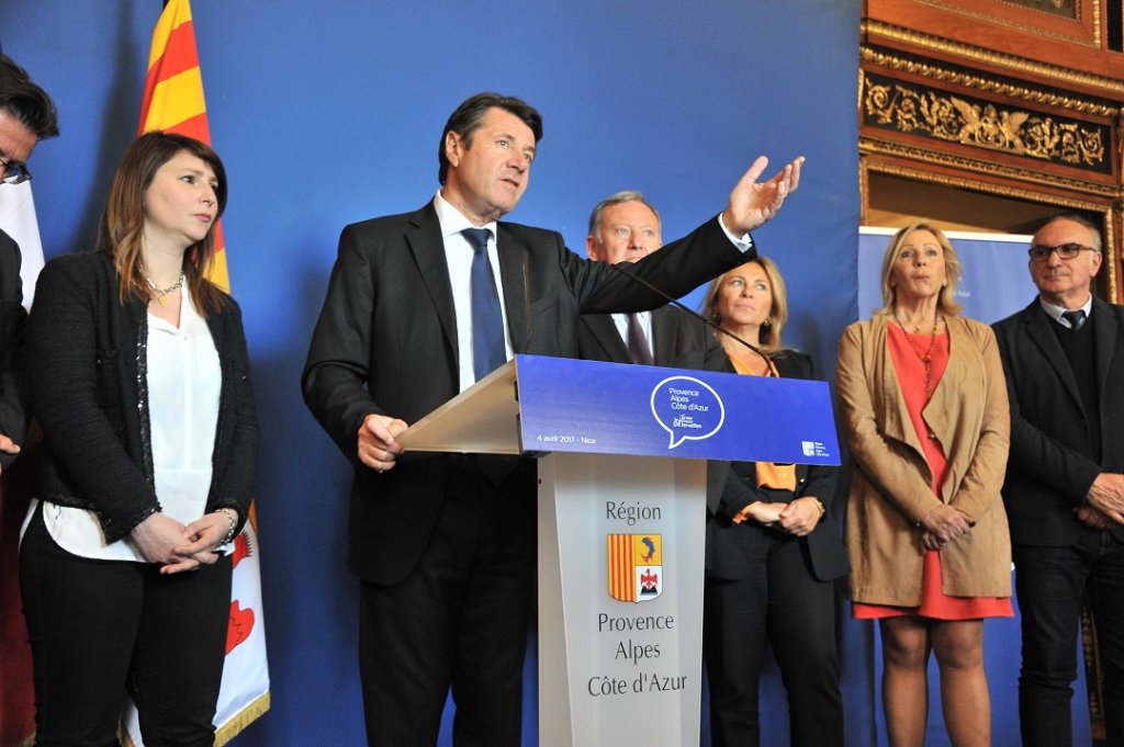 Président de la Région Provence-Alpes-Côte d'Azur, a présenté, ce mardi 4 avril, aux acteurs du tourisme à Nice, à Villa Masséna, l’opération "French Merveilles" (Photo Véronique Paul)