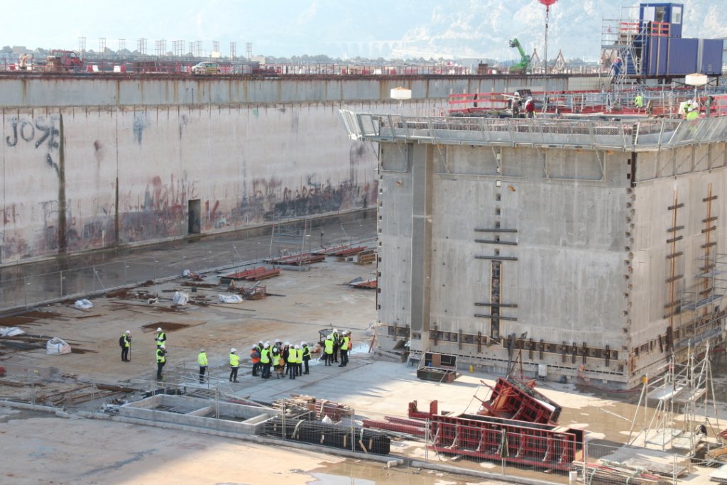 La Forme 10 lors des travaux en 2015 (Photo Philippe Maillé)