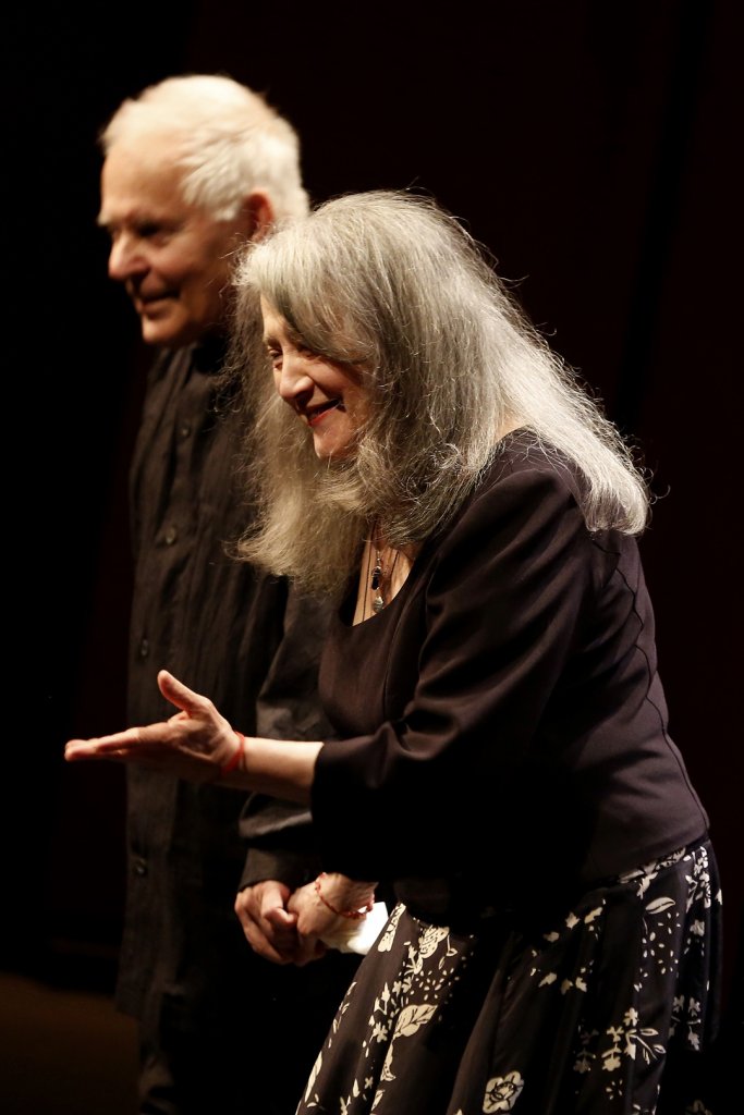 Martha Argerich et Stephen Kovacevich (Photo Caroline Doutre)