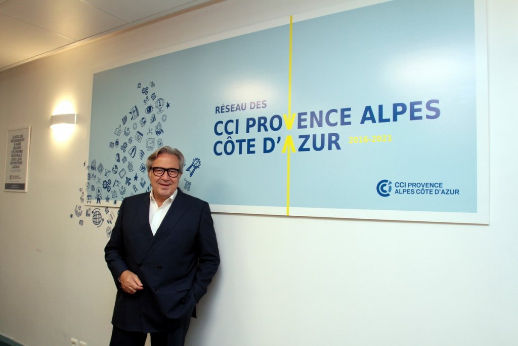 Alain Lacroix, président de la CCIR Paca (Photo Robert Poulain)